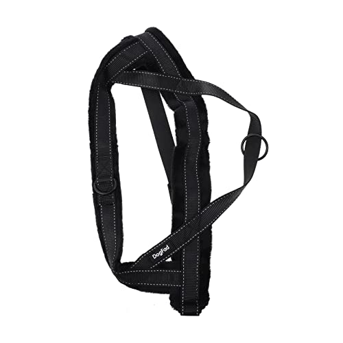 1 Stück Hundeleine, Korsett, Seil, Hundeleine, Hundegeschirr für kleine Hunde, Gürtelleine zum Gassigehen, Haustierbedarf, Service-Hundeweste (schwarz, XS) von EUTYRG