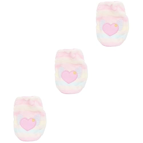 3-teiliges Welpenzubehör für Mädchen, Weste für Jungen, Welpen-Outfits für Jungen, Kostüme für Jungen, Pullover für Haustiere, Hunde-Outfits, Winterweste für Hunde mit (Pink x 3 Stück, S x 3 Stück) 3-teiliges Welpenzubehör für Mädchen, Weste für Jungen, Welpen-Outfits für Jungen, Kostüme für Jungen, Pullover für Haustiere, Hunde-Outfits, Winterweste für Hunde mit (Pink x 3 Stück, S x 3 Stück) von EUTYRG