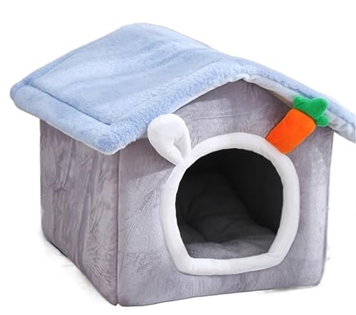 EUTYRG Beruhigendes Hundebett, Haustierbett, weiches langes Plüsch, graues Katzenbett, rundes Katzenbett, Haus, rundes Haustier-Hundebett EUTYRG Beruhigendes Hundebett, Haustierbett, weiches langes Plüsch, graues Katzenbett, rundes Katzenbett, Haus, rundes Haustier-Hundebett von EUTYRG