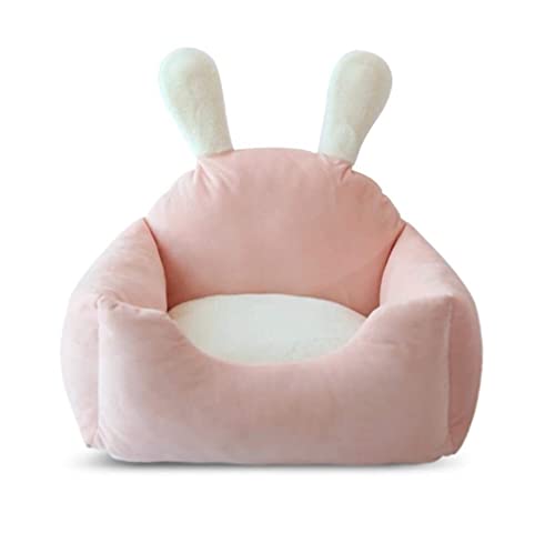 EUTYRG Beruhigendes Hundebett, süßes Haustierbett in Kaninchenform, Katzenhaus, Hundebett, Zwinger, Nest, warmes Welpen-Kätzchenbett, Kissen, Polster, bequem, C EUTYRG Beruhigendes Hundebett, süßes Haustierbett in Kaninchenform, Katzenhaus, Hundebett, Zwinger, Nest, warmes Welpen-Kätzchenbett, Kissen, Polster, bequem, C von EUTYRG