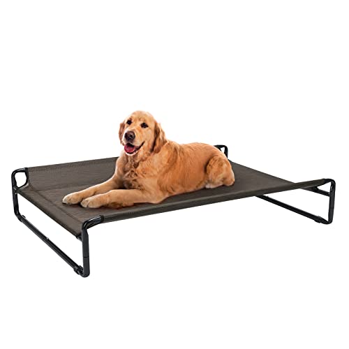 EUTYRG Original Kühlendes erhöhtes Hundebett, erhöhtes Hundebett für den Außenbereich für große Hunde, tragbares stehendes Haustierbett mit waschbarem B EUTYRG Original Kühlendes erhöhtes Hundebett, erhöhtes Hundebett für den Außenbereich für große Hunde, tragbares stehendes Haustierbett mit waschbarem B von EUTYRG