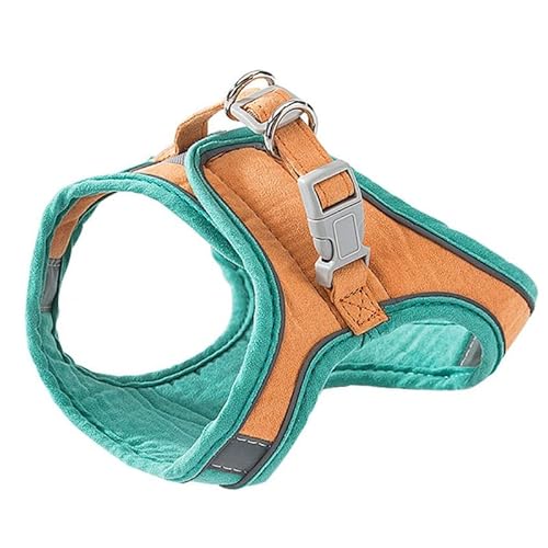 Katzengeschirr-Leinen-Set für Chihuahua, Zubehör, Hunde-/Katzenweste, Mopsleinen, Spazierwerkzeuge, Walk-Out-Leine, Produkt (A XL) von EUTYRG