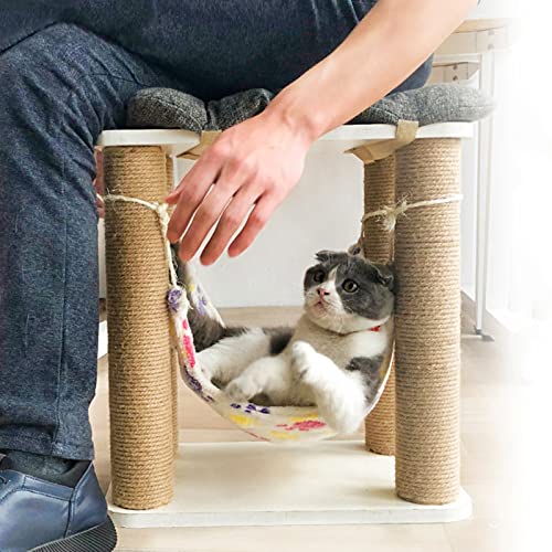 Mehrzweck-Katzenhaus/-Bett für drinnen, Kätzchen/Katzen/Haustierkatzen-Wohnung – Verwendung als Sitzhocker, Wohnzimmer, Schlafzimmer, Balkon Mehrzweck-Katzenhaus/-Bett für drinnen, Kätzchen/Katzen/Haustierkatzen-Wohnung – Verwendung als Sitzhocker, Wohnzimmer, Schlafzimmer, Balkon von EUTYRG