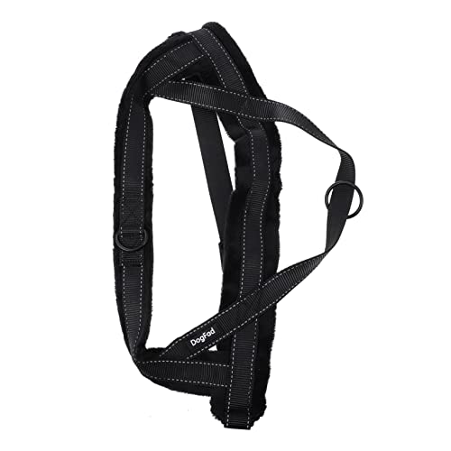 Stück Hundeleine, Korsett, Seil, Hundeleine, Hundegeschirr für kleine Hunde, Gürtelleine zum Gassigehen, Haustierbedarf, Service-Hundeweste (Schwarz XXS) von EUTYRG