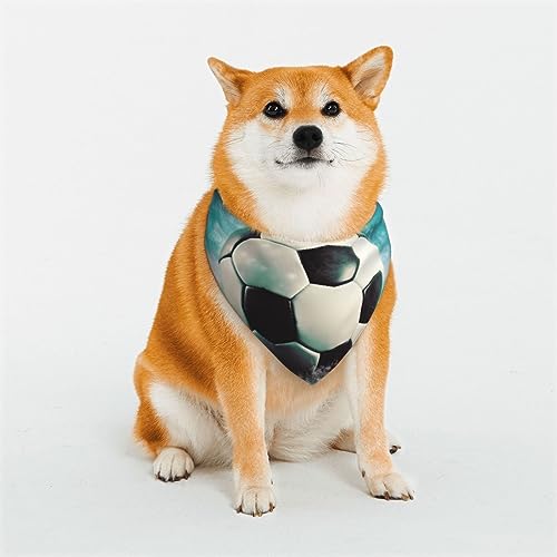 Evanem Dreieckiges Hundehalstuch, weiche Baumwolle, verstellbar, für Fußball/Welpen, Katzen, für kleine und große Rassen Evanem Dreieckiges Hundehalstuch, weiche Baumwolle, verstellbar, für Fußball/Welpen, Katzen, für kleine und große Rassen von EVANEM