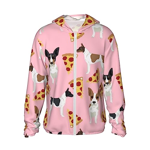 Rat Terrier Hund Bedruckt Sonnenschutz Hoodie Sonnenschutz Kleidung Leichte Jacken Shirt Langarm Rat Terrier Hund Bedruckt Sonnenschutz Hoodie Sonnenschutz Kleidung Leichte Jacken Shirt Langarm von EVANEM