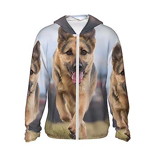 Running Shepherd Dog Printed Sonnenschutz Hoodie Sonnenschutz Kleidung Leichte Jacken Shirt Langarm Running Shepherd Dog Printed Sonnenschutz Hoodie Sonnenschutz Kleidung Leichte Jacken Shirt Langarm von EVANEM