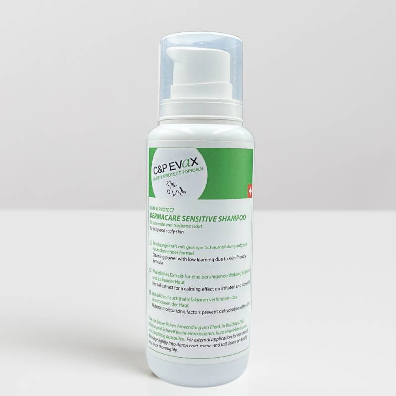Evax DermaCare Sensitive Shampoo 200 ml Für sensible & strapazierte Pferdehaut Evax DermaCare Sensitive Shampoo 200 ml Für sensible & strapazierte Pferdehaut von EVAX