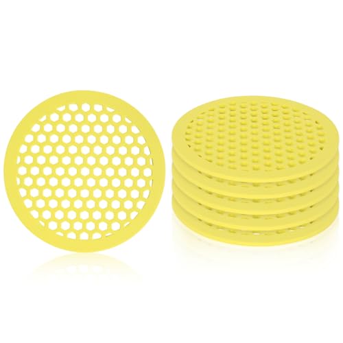 6 Stück schwimmende Bieneninsel EVA-Schaum schwimmende Bienen-Bewässerungsstation - Schmetterlings-Bienen-Bewässerungsstation zum Füttern, Bienenbad, Outdoor-Gartendekoration von EVERDIJ