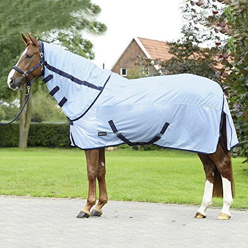 BUSSE everline Paddock-Fliegendecke SUNSHINE II Rückenlänge 145 cm, sky(navy) von EVERLINE by Busse