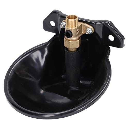 Schaf-Wassernapf, Edelstahl, Automatischer Ziegen-Tränkespender für Bauernhof, Schwarz Schaf-Wassernapf, Edelstahl, Automatischer Ziegen-Tränkespender für Bauernhof, Schwarz von EVGATSAUTO