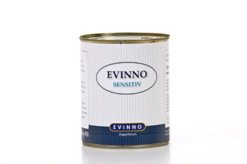 Evinno Sensitiv Ziegenfleisch 12 x 800 g Dose Single Protein Nassfutter Hundenahrung Schonkost für den sensiblen Hund oder auch bei Futtermittelunverträglichkeit Evinno Sensitiv Ziegenfleisch 12 x 800 g Dose Single Protein Nassfutter Hundenahrung Schonkost für den sensiblen Hund oder auch bei Futtermittelunverträglichkeit von EVINNO