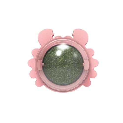EVITASHOP Essbarer Spielzeugball mit Katzenminze, Farbe ROSA von EVITASHOP