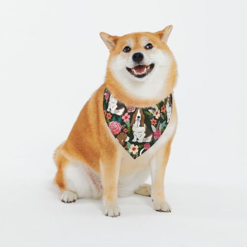 Hund Haustier Schnalle Dreieckstuch Haustier Hund Und Katze Bandana, Hund Schal Klassisch Gedruckt Sabber Handtuch, Haustier Urlaub Zubehör Dekoration Für Waschbar Hund Bandana Halsband Hund Haustier Schnalle Dreieckstuch Haustier Hund Und Katze Bandana, Hund Schal Klassisch Gedruckt Sabber Handtuch, Haustier Urlaub Zubehör Dekoration Für Waschbar Hund Bandana Halsband von EVIUS