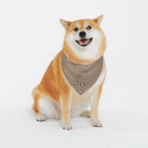 Hundehalstücher mit Aufdruck "Love Birdie", klassischer Druck, waschbar, für stilvolle Hunde und Katzen, personalisierbar, stilvolles Haustier-Schal für mittelgroße bis große Hunde Hundehalstücher mit Aufdruck "Love Birdie", klassischer Druck, waschbar, für stilvolle Hunde und Katzen, personalisierbar, stilvolles Haustier-Schal für mittelgroße bis große Hunde von EVIUS
