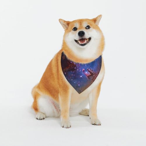 Hundehalstücher mit Weltraum-Galaxie-Druck, klassische Drucke und waschbare Schals für stilvolle Hunde und Katzen, personalisierbar, stylischer Haustierschal für mittelgroße bis große Hunde Hundehalstücher mit Weltraum-Galaxie-Druck, klassische Drucke und waschbare Schals für stilvolle Hunde und Katzen, personalisierbar, stylischer Haustierschal für mittelgroße bis große Hunde von EVIUS