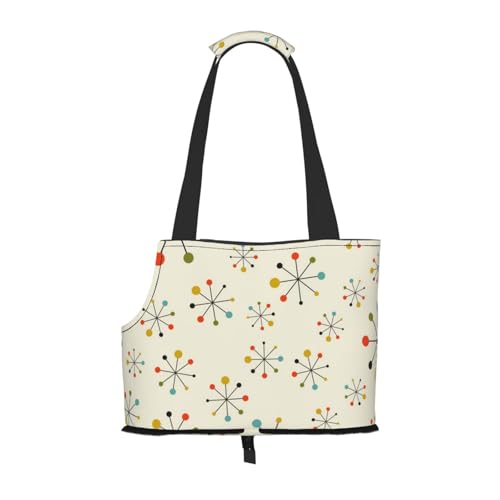 Moderne bedruckte Haustier-Tragetasche, Reisetasche, Rucksack, Tragetasche, Schultertasche für U-Bahn/Einkaufen/Wandern/Reisen Moderne bedruckte Haustier-Tragetasche, Reisetasche, Rucksack, Tragetasche, Schultertasche für U-Bahn/Einkaufen/Wandern/Reisen von EVIUS