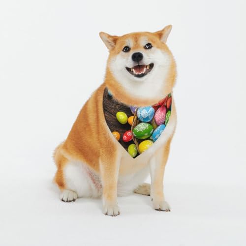 Ostereier Bunte Korb Haustier Schnalle Dreieckstuch Haustier Hund Und Katze Bandana, Hund Schal Klassisch Gedruckt Sabber Handtuch, Haustier Urlaub Zubehör Dekoration Für Waschbar Hund Bandana Ostereier Bunte Korb Haustier Schnalle Dreieckstuch Haustier Hund Und Katze Bandana, Hund Schal Klassisch Gedruckt Sabber Handtuch, Haustier Urlaub Zubehör Dekoration Für Waschbar Hund Bandana von EVIUS