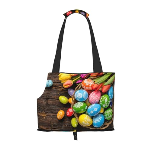 Ostereier Bunte Korb Tragbare Haustier Tragetasche - Stilvolle Hund Tote & Katze Reisetasche Faltbare Haustier Handtasche Für Kleine Hunde, Katzen & Andere Kleine Haustiere Ostereier Bunte Korb Tragbare Haustier Tragetasche - Stilvolle Hund Tote & Katze Reisetasche Faltbare Haustier Handtasche Für Kleine Hunde, Katzen & Andere Kleine Haustiere von EVIUS