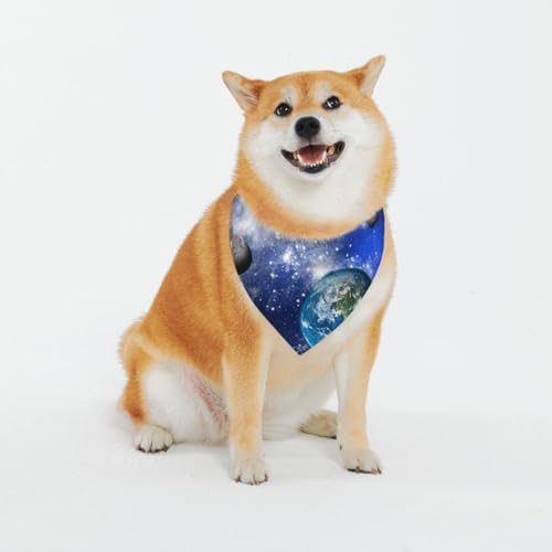 Planet Galaxy Print klassische Drucke und waschbare Schals für stilvolle Hunde und Katzen, personalisierbare Hundehalstücher – stilvoller Haustierschal für mittelgroße bis große Hunde Planet Galaxy Print klassische Drucke und waschbare Schals für stilvolle Hunde und Katzen, personalisierbare Hundehalstücher – stilvoller Haustierschal für mittelgroße bis große Hunde von EVIUS
