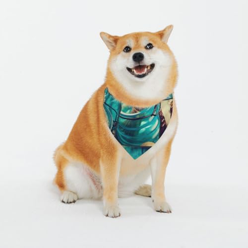 Spa Village Of Floral Wasserbadesalz Kerzen Druck Klassische Drucke & waschbare Schals für stilvolle Hunde und Katzen Personalisierte Hundehalstücher – Stilvoller Haustierschal für mittelgroße bis von EVIUS