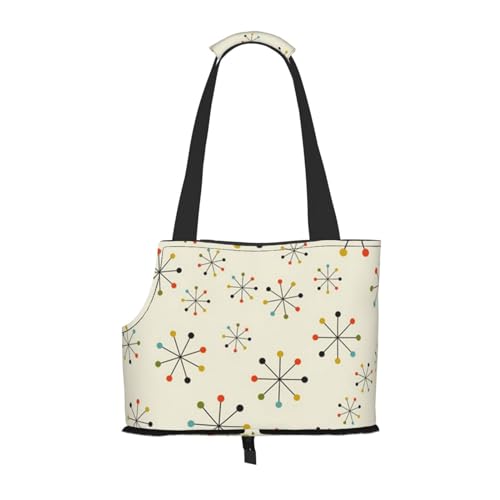 Tragetasche mit geometrischem Muster und Weltraumdruck, für Reisen, Welpen, Hunde, Schultertasche, für U-Bahn, Einkaufen, Wandern, Reisen Tragetasche mit geometrischem Muster und Weltraumdruck, für Reisen, Welpen, Hunde, Schultertasche, für U-Bahn, Einkaufen, Wandern, Reisen von EVIUS