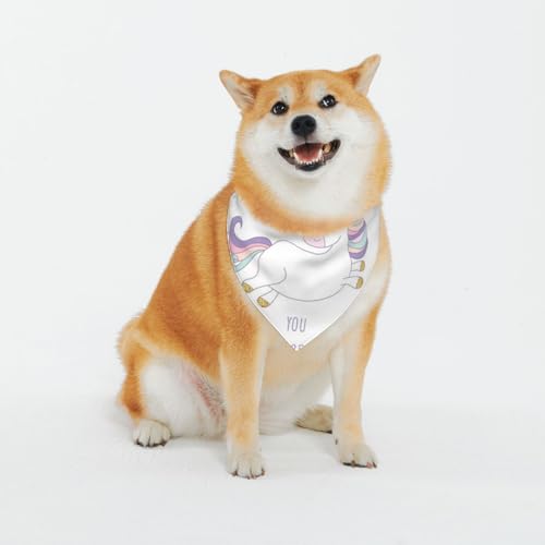 You Are Magical Print Classic Prints & waschbare Schals für stilvolle Hunde und Katzen, personalisierte Hundehalstücher – Stilvoller Haustierschal für mittelgroße bis große Hunde von EVIUS