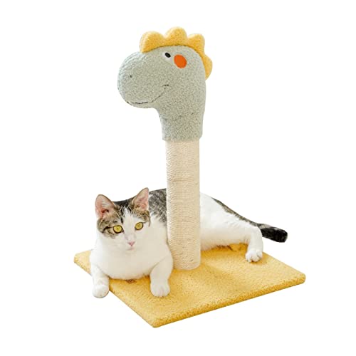 Kratzbaum Kletterbaum Dinosaurier-Katzenklettergerüst, multifunktional, kleine Wohnung, Katzenkratzbaum, Katzenstreu, eine Fläche von vier Jahreszeiten, universelles süßes Katzenspielzeug Katzen/Katze von EVSER