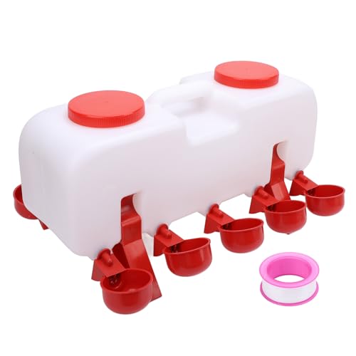 Automatic Chicken Waterer Anti Tipping Plastikhygiene -Hühnchen -Wasserversuche für Geflügelfarm Arbeitspartierung automatischer Geflügelwasserspender für Hühner Enten Gänse Gänse von EVTSCAN
