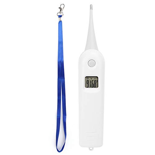 EVTSCAN Professionelles Haustier Veterinärthermometer, schnelles digitales Veterinärthermometer, Haustier-Thermometer für Schweine, Rinder, Schäferhunde, Pferd (Keine Batterie) von EVTSCAN
