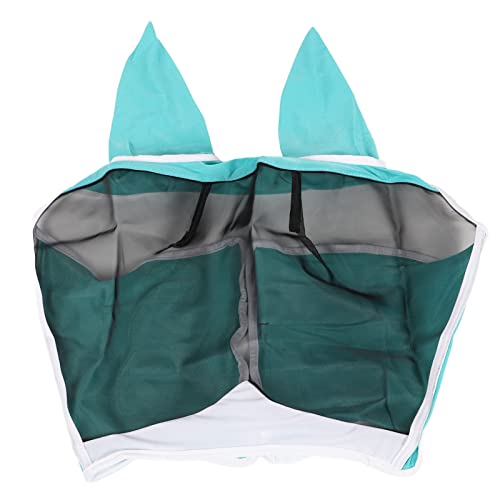 Mesh Horse Fly Maske Elastic Protection abnehmbare atmungsaktive efliegenmaske mit Ohren (L) von EVTSCAN