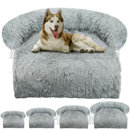 EVURU Großes Hundesofa, Haustierbett, Sofa, Haustier-Komfortbett, warm, waschbar, weiche Möbel, Schutzpolster, Katzendecke EVURU Großes Hundesofa, Haustierbett, Sofa, Haustier-Komfortbett, warm, waschbar, weiche Möbel, Schutzpolster, Katzendecke von EVURU