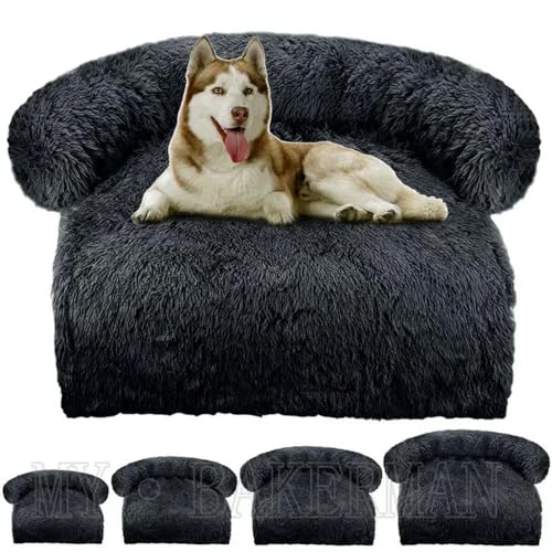 EVURU Großes Hundesofa, Haustierbett, Sofa, Haustier-Komfortbett, warm, waschbar, weiche Möbel, Schutzpolster, Katzendecke EVURU Großes Hundesofa, Haustierbett, Sofa, Haustier-Komfortbett, warm, waschbar, weiche Möbel, Schutzpolster, Katzendecke von EVURU
