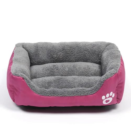 EVURU Großes quadratisches Nest S-3XL Haustier großes Hundebett für kleine mittelgroße Hunde Weiches Fleece-Nest Winter Warm Katzenhaus für Haustier EVURU Großes quadratisches Nest S-3XL Haustier großes Hundebett für kleine mittelgroße Hunde Weiches Fleece-Nest Winter Warm Katzenhaus für Haustier von EVURU