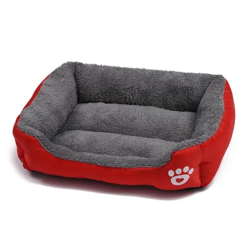 EVURU Großes quadratisches Nest S-3XL Haustier großes Hundebett für kleine mittelgroße Hunde Weiches Fleece-Nest Winter Warm Katzenhaus für Haustier EVURU Großes quadratisches Nest S-3XL Haustier großes Hundebett für kleine mittelgroße Hunde Weiches Fleece-Nest Winter Warm Katzenhaus für Haustier von EVURU