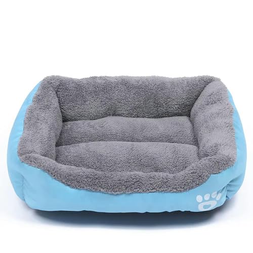 EVURU Großes quadratisches Nest S-3XL Haustier großes Hundebett für kleine mittelgroße Hunde Weiches Fleece-Nest Winter Warm Katzenhaus für Haustier EVURU Großes quadratisches Nest S-3XL Haustier großes Hundebett für kleine mittelgroße Hunde Weiches Fleece-Nest Winter Warm Katzenhaus für Haustier von EVURU