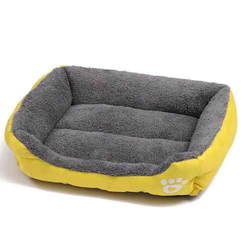 EVURU Großes quadratisches Nest S-3XL Haustier großes Hundebett für kleine mittelgroße Hunde Weiches Fleece-Nest Winter Warm Katzenhaus für Haustier EVURU Großes quadratisches Nest S-3XL Haustier großes Hundebett für kleine mittelgroße Hunde Weiches Fleece-Nest Winter Warm Katzenhaus für Haustier von EVURU