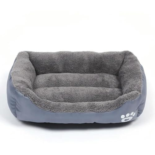 EVURU Großes quadratisches Nest S-3XL Haustier großes Hundebett für kleine mittelgroße Hunde Weiches Fleece-Nest Winter Warm Katzenhaus für Haustier EVURU Großes quadratisches Nest S-3XL Haustier großes Hundebett für kleine mittelgroße Hunde Weiches Fleece-Nest Winter Warm Katzenhaus für Haustier von EVURU