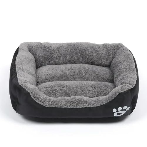 EVURU Großes quadratisches Nest S-3XL Haustier großes Hundebett für kleine mittelgroße Hunde Weiches Fleece-Nest Winter Warm Katzenhaus für Haustier EVURU Großes quadratisches Nest S-3XL Haustier großes Hundebett für kleine mittelgroße Hunde Weiches Fleece-Nest Winter Warm Katzenhaus für Haustier von EVURU