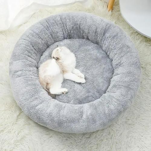 EVURU Haustier-Hundebett, bequem, Donut-Form, rund, ultraweich, waschbar, Hunde- und Katzenkissen, Bett, Winter, warmes Hundehaus EVURU Haustier-Hundebett, bequem, Donut-Form, rund, ultraweich, waschbar, Hunde- und Katzenkissen, Bett, Winter, warmes Hundehaus von EVURU