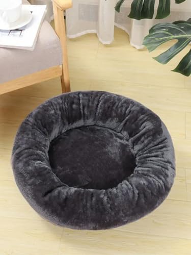 EVURU Haustier-Hundebett, bequem, Donut-Form, rund, ultraweich, waschbar, Hunde- und Katzenkissen, Bett, Winter, warmes Hundehaus EVURU Haustier-Hundebett, bequem, Donut-Form, rund, ultraweich, waschbar, Hunde- und Katzenkissen, Bett, Winter, warmes Hundehaus von EVURU