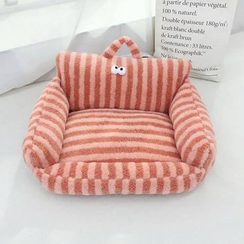 EVURU Haustier-Hundebett aus weichem Plüsch, Winter, Donut-Nest, Kuscheltiere, Welpenhütte, rundes Kissen, waschbar, warme Matte, Korb, Sofa, Hunde EVURU Haustier-Hundebett aus weichem Plüsch, Winter, Donut-Nest, Kuscheltiere, Welpenhütte, rundes Kissen, waschbar, warme Matte, Korb, Sofa, Hunde von EVURU