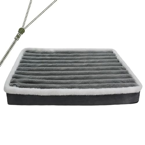 EVURU Hundebett-Matte mit Reißverschluss, abnehmbare Haustiermatratze für Hunde, waschbar, Hundematratze, Haustierkissen EVURU Hundebett-Matte mit Reißverschluss, abnehmbare Haustiermatratze für Hunde, waschbar, Hundematratze, Haustierkissen von EVURU