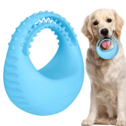 EWFAS Kauspielzeug für Welpen zum Zahnen, Kauspielzeug für Hunde,Bissfester Beißring für Hunde | Hundespielzeug zum Zähneknirschen mit Nicht fallendem Design für mittelgroße und kleine Hunde zum von EWFAS
