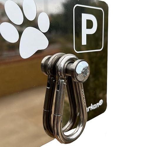 EWIG Hundeparkstation nach Gesetz für Tierschutz, mit Karabiner, Wand, Edelstahl, Siebdruck EWIG Hundeparkstation nach Gesetz für Tierschutz, mit Karabiner, Wand, Edelstahl, Siebdruck von EWIG