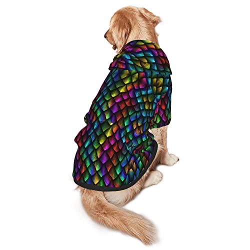 Dragon Scale Haustier-Kapuzen-Sweatshirt, für vier Jahreszeiten, Größe M und L von EWMAR