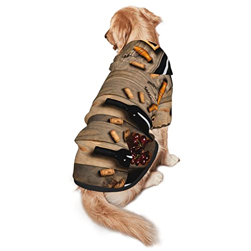 Haustier-Kapuzen-Sweatshirt mit Korken, Größe M und L, für vier Jahreszeiten, Liebes-Design von EWMAR