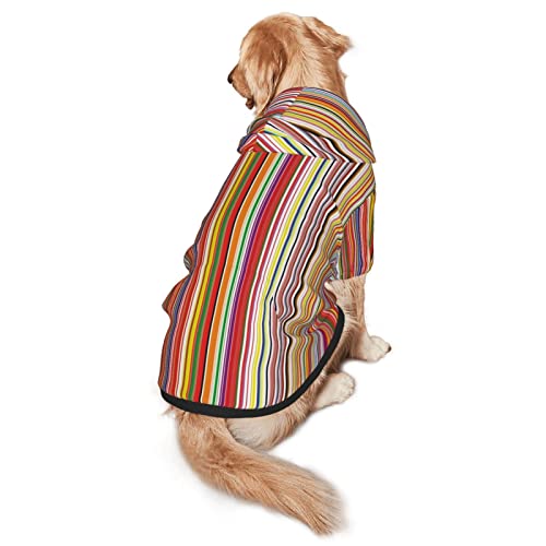 Haustier-Sweatshirt mit Kapuze, für 4 Jahreszeiten, gestreift, Größe M und L von EWMAR