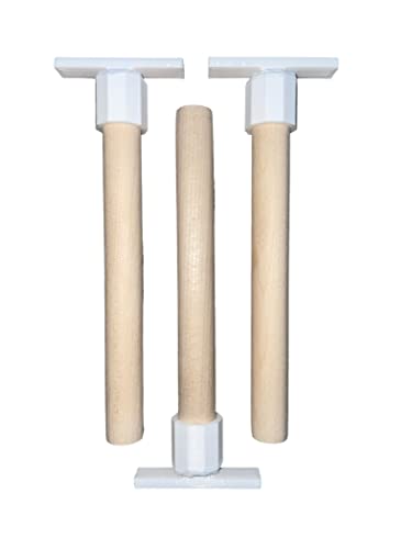 Vogelsitzstange für Vogelkäfige, Drehbefestigung, 3 Stück, 15 cm lang, natürliches Holz, perfekte Sitzstange für Wellensittiche, Nymphensittiche, Finken usw Vogelsitzstange für Vogelkäfige, Drehbefestigung, 3 Stück, 15 cm lang, natürliches Holz, perfekte Sitzstange für Wellensittiche, Nymphensittiche, Finken usw von EWS PRODUCTS