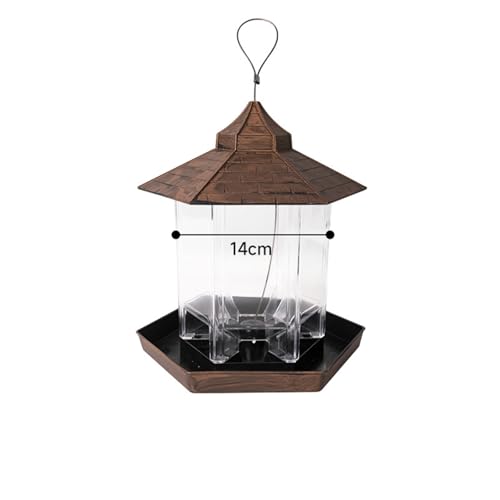 Bird Water Dispenser, Parrot Water Dispenser, Feeding Device Suitable for Indoor and Outdoor Cages, pet Sparrows, Mountain Sparrows, and small Birds(Gold) von EWUYKMC